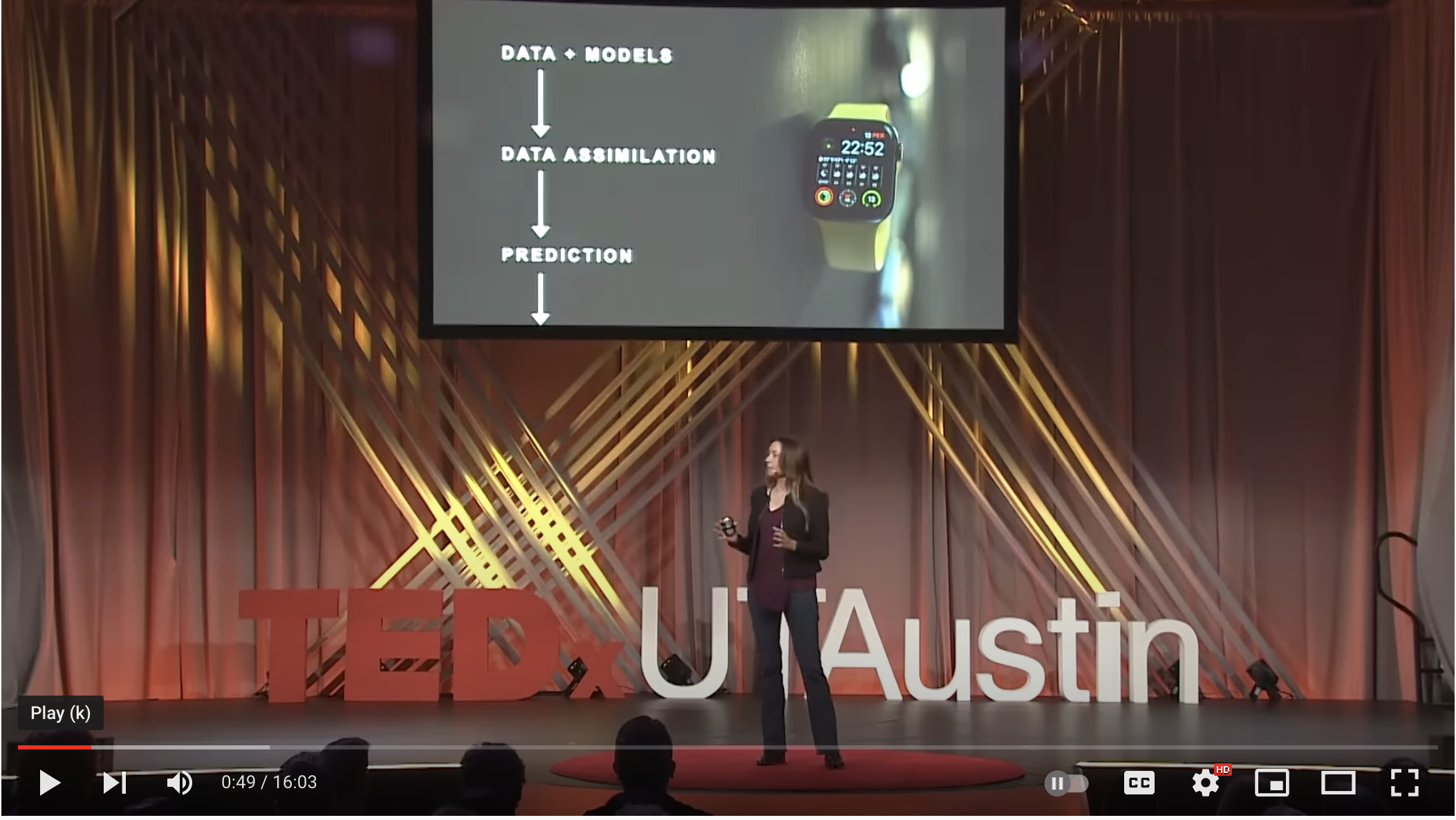 Presenting Digital twins at TEDxUTAustin in March 2022